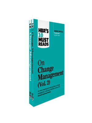 cover image of HBR's 10 Must Reads on Change Management 2-Volume Collection